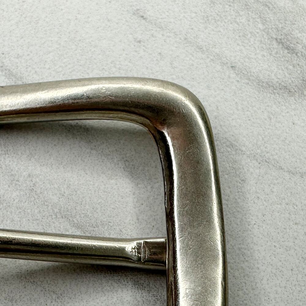 Silver Tone Simple Basic Belt Buckle - Picture 8 of 9